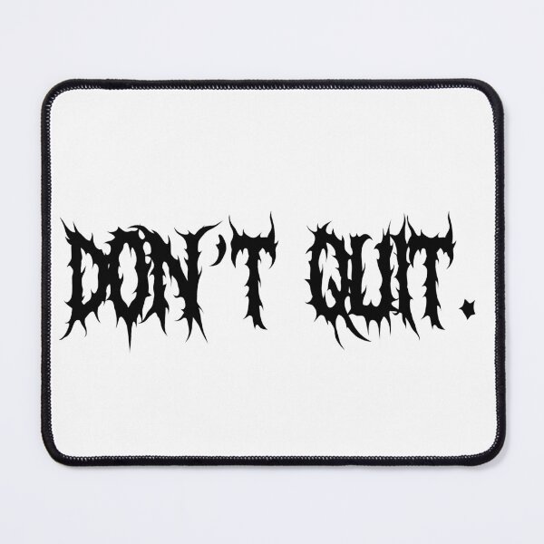 Item preview, DON'T QUIT heavy font designed and sold by HerrArqan ⭐️⭐️⭐️⭐️.