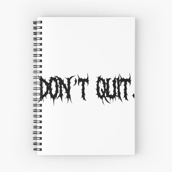 Item preview, DON'T QUIT heavy font designed and sold by HerrArqan ⭐️⭐️⭐️⭐️.
