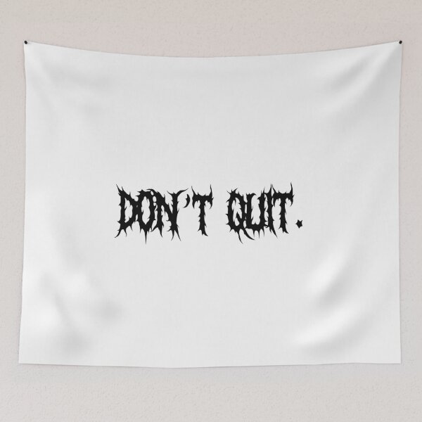 Item preview, DON'T QUIT heavy font designed and sold by HerrArqan ⭐️⭐️⭐️⭐️.