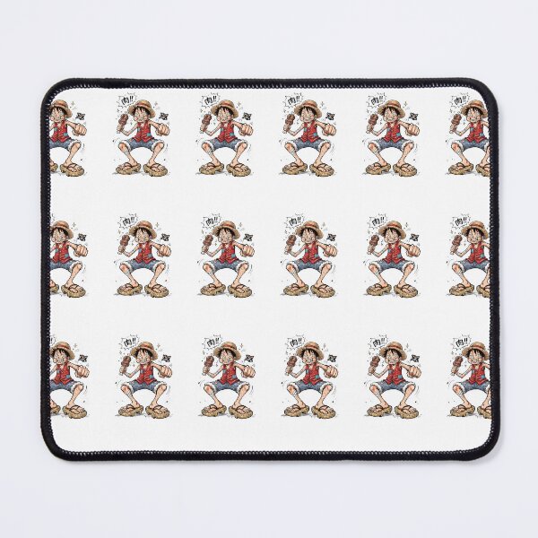 Item preview, Funny Anime Pirate Eating Meat Straw Hat Boy Graphic designed and sold by FreakToons.