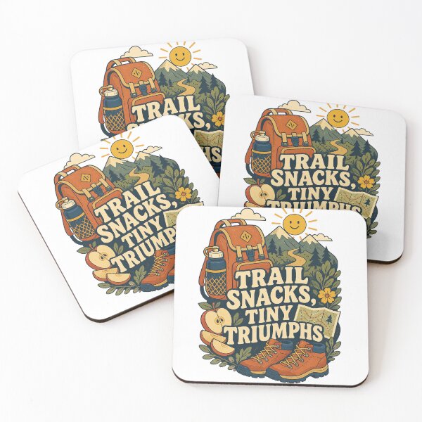 Item preview, Trail Snacks Tiny Triumphs Hiking Humor designed and sold by CheerfulNest.