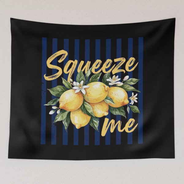 Item preview, Squeeze Me Lemon Quote Cute Citrus Fruit Summer Pun designed and sold by Dabbing Turtle Designs.