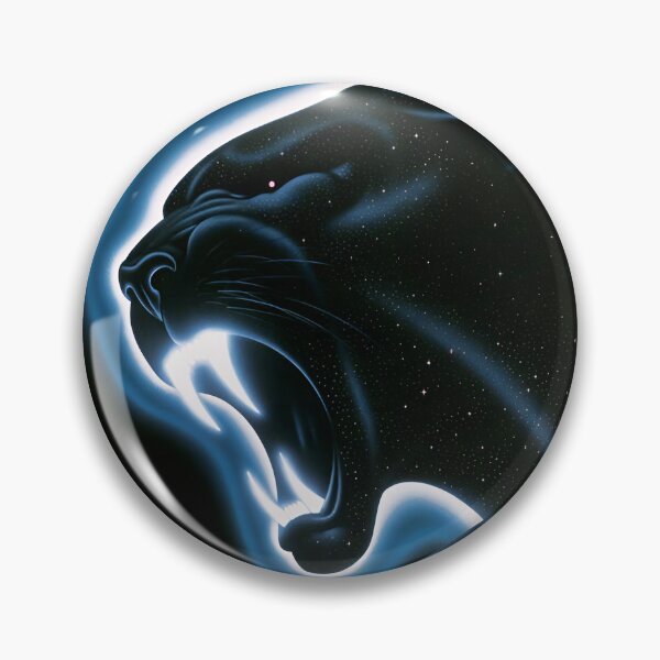 Item preview, Cosmic Neon Black Panther Retro 80s Synthwave   designed and sold by iconiicc.