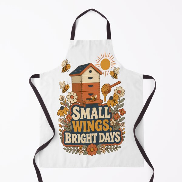 Item preview, Small Wings Bright Days Beekeeping Art designed and sold by CheerfulNest.