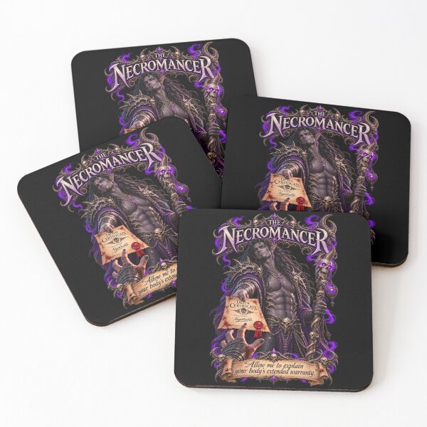 Item preview, The Necromancer – Extended Warranty | Dark Fantasy RPG Humor designed and sold by The Wayward Heroes Guild.