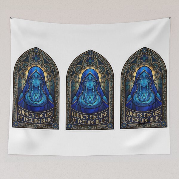 Item preview, Blue Diamond Stained Glass - Majestic Art designed and sold by conamor-bymel.