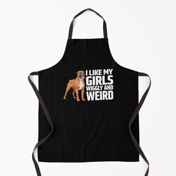 Item preview, Boxer Dog I Like My Girls Wiggly And Weird designed and sold by ShirTomDesigns.