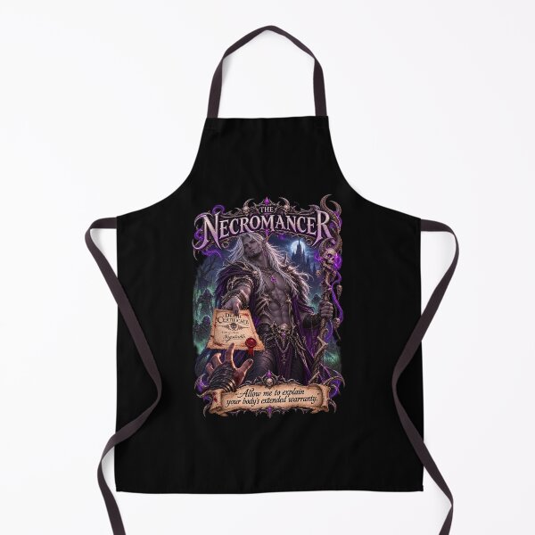 Item preview, The Necromancer – Extended Warranty | Dark Fantasy RPG Humor designed and sold by The Wayward Heroes Guild.