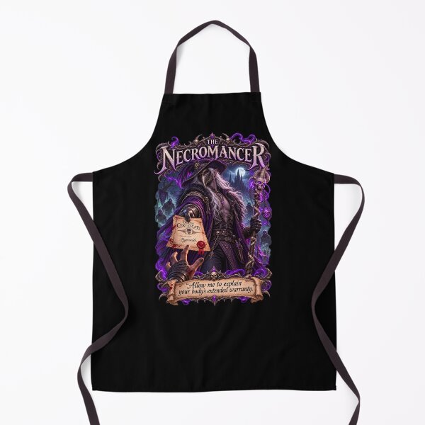 Item preview, The Necromancer – Extended Warranty | Dark Fantasy RPG Humor designed and sold by The Wayward Heroes Guild.
