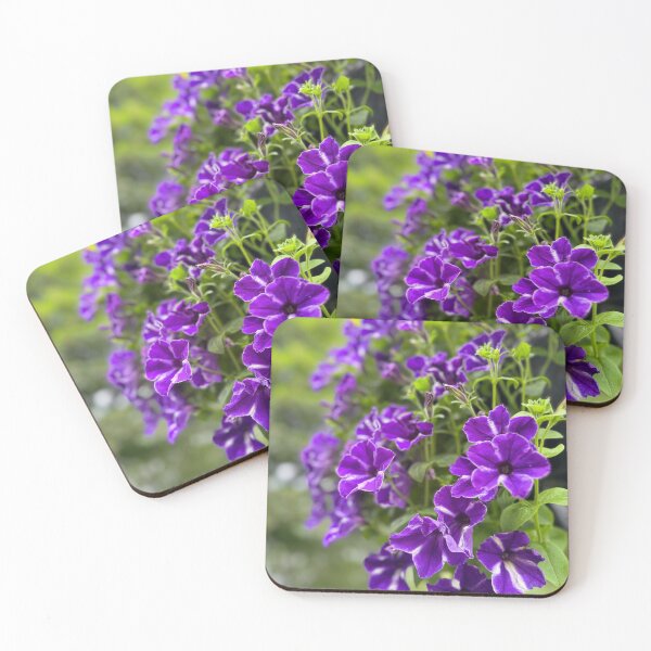 Item preview, Vibrant Purple Petunias Hanging Floral Garden designed and sold by BetweenForms.