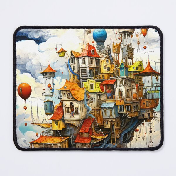 Item preview, Imaginary Surreal World Magically Floating in The Clouds designed and sold by DEC02.