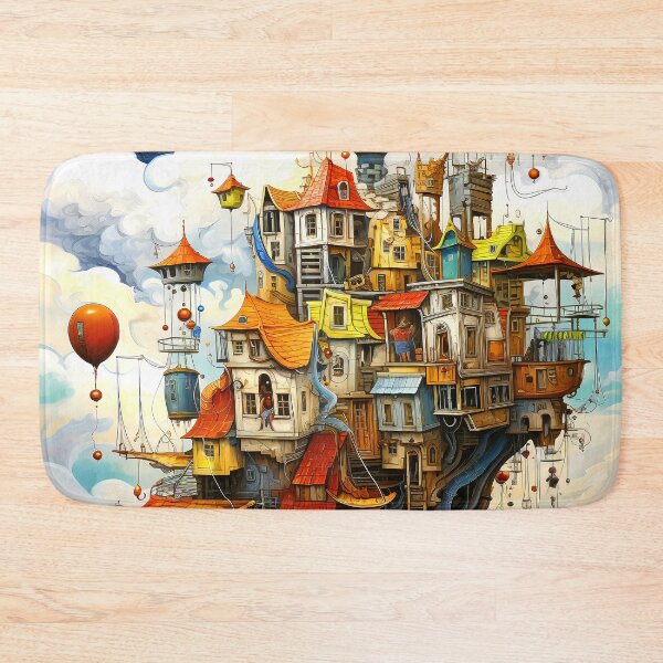 Item preview, Imaginary Surreal World Magically Floating in The Clouds designed and sold by DEC02.