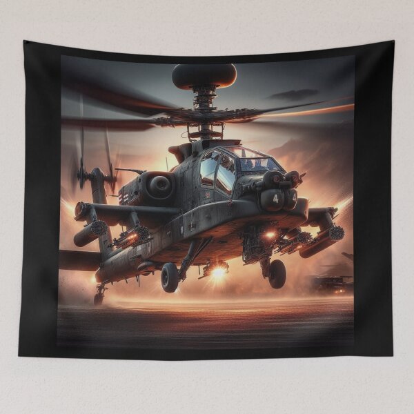 Item preview, American military  Apache Attack Helicopter designed and sold by JALNERVION SHOP.