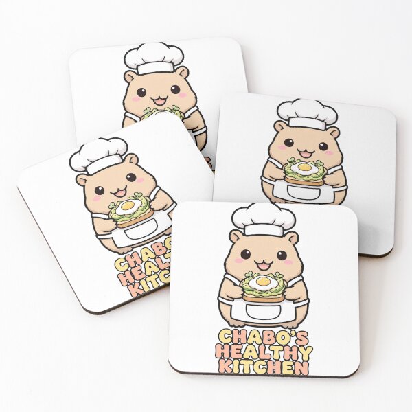 Item preview, Chabo's Healthy Kitchen - Cute Capybara Chef Avocado Toast designed and sold by Csaba1983.
