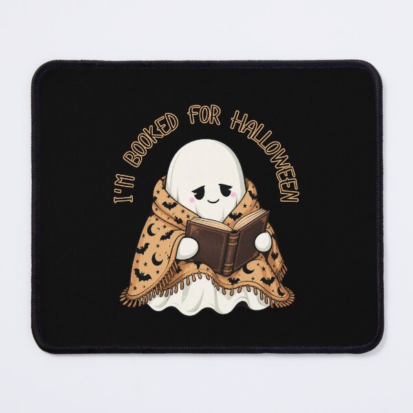 Item preview, I'm Booked For Halloween - Cute Ghost Reading Book designed and sold by tellia-kallisto.