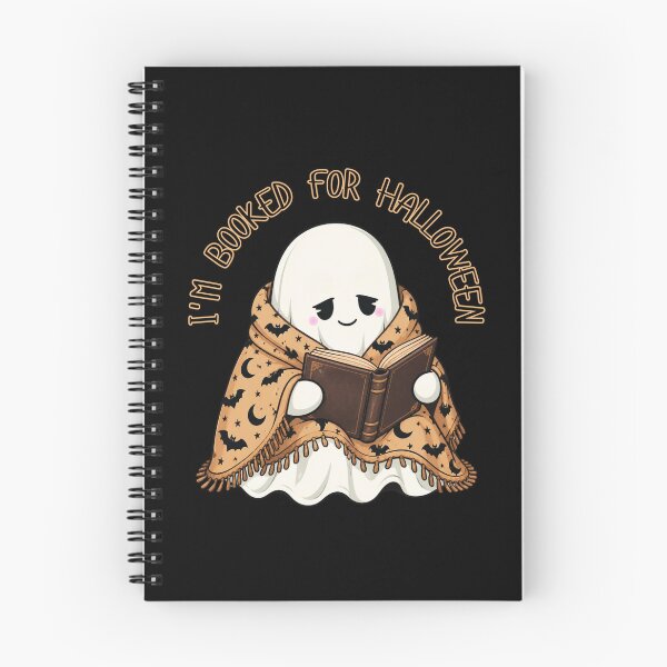 Item preview, I'm Booked For Halloween - Cute Ghost Reading Book designed and sold by tellia-kallisto.