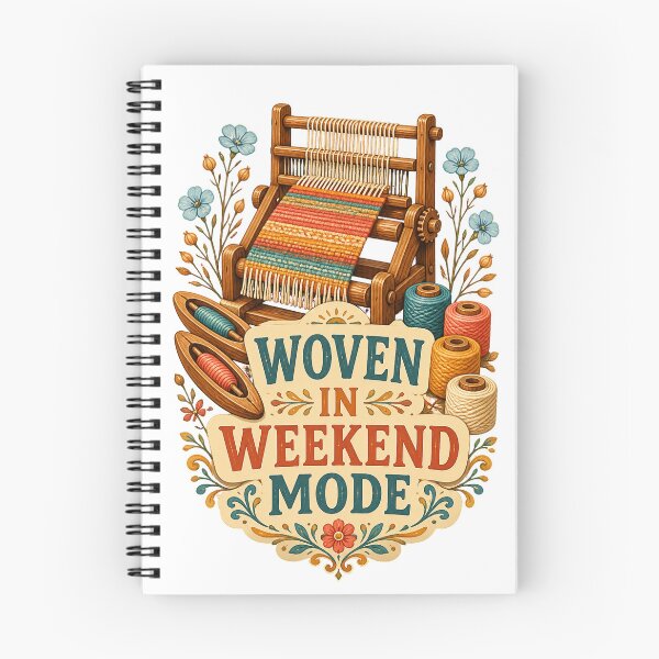 Item preview, Woven In Weekend Mode Vintage Loom Art designed and sold by CheerfulNest.