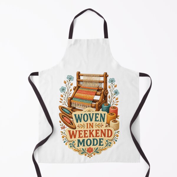 Item preview, Woven In Weekend Mode Vintage Loom Art designed and sold by CheerfulNest.
