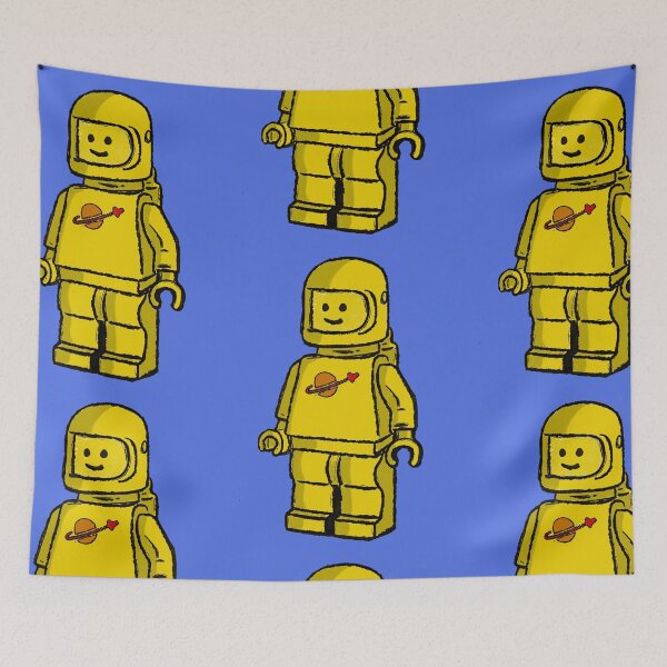 Item preview, Yellow Spaceman Minifigure designed and sold by SombreroDoodles.