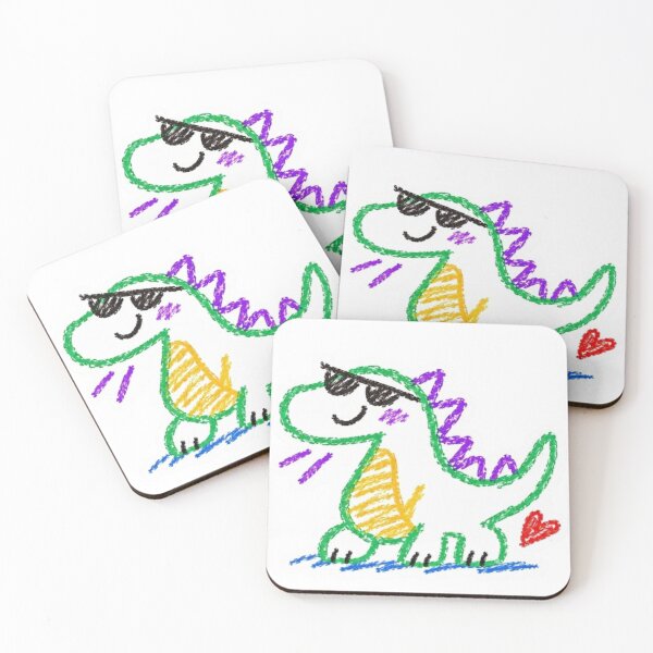 Item preview, Playful Crayon Dinosaur designed and sold by Snurly.
