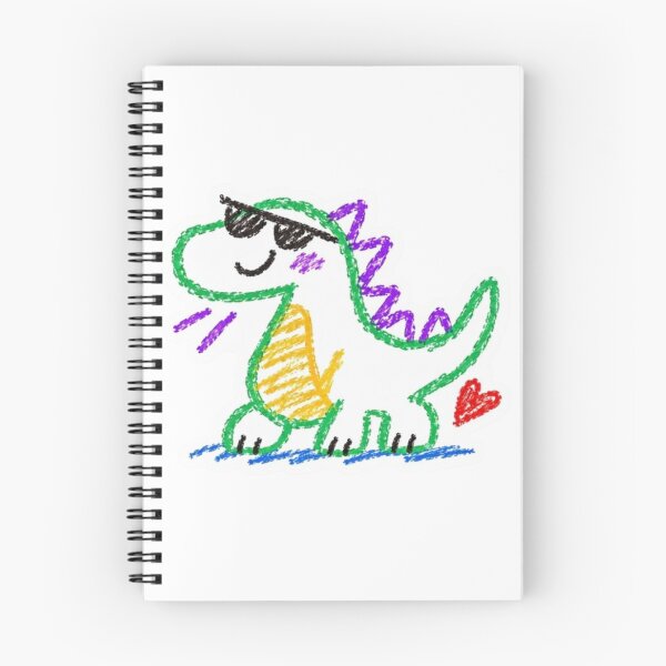 Item preview, Playful Crayon Dinosaur designed and sold by Snurly.