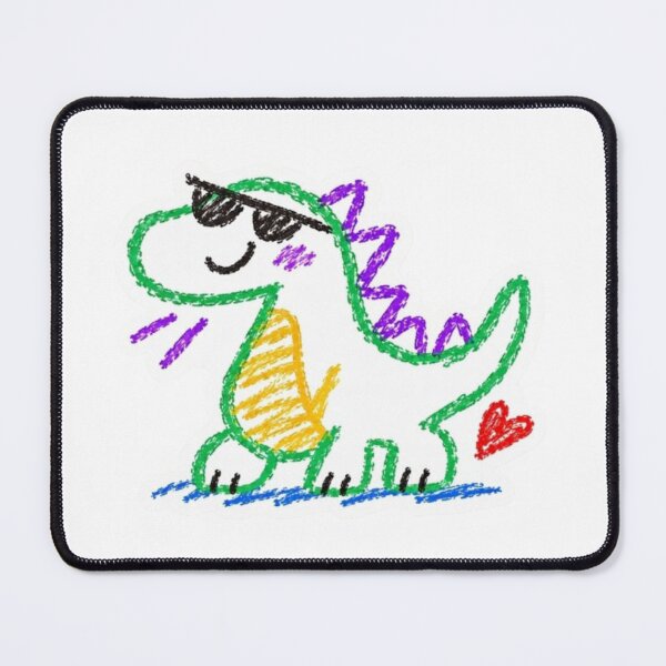 Item preview, Playful Crayon Dinosaur designed and sold by Snurly.