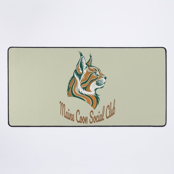 Item preview, Maine Coon Social Club Vintage Badge  designed and sold by Kinship-Pets.