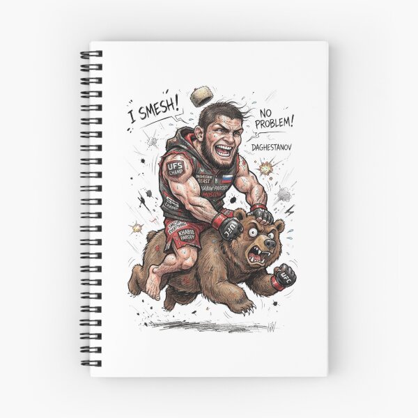 Item preview, Funny MMA Fighter Riding a Bear Daghestani Beast Parody designed and sold by annaarthk.