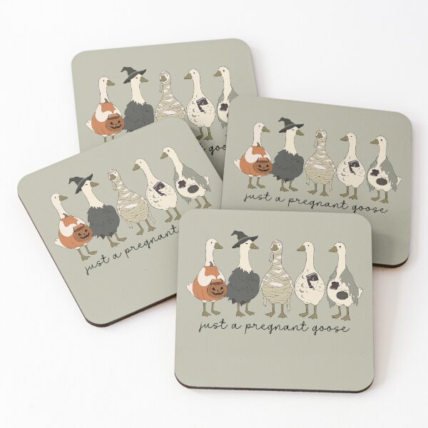Item preview, Pregnant Goose Halloween Humor for Moms To Be designed and sold by FreshVibe Prints.