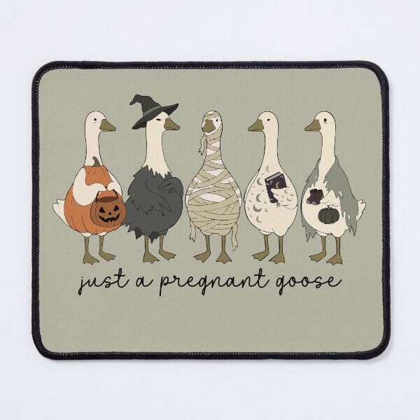 Item preview, Pregnant Goose Halloween Humor for Moms To Be designed and sold by FreshVibe Prints.