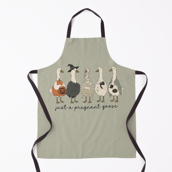 Item preview, Pregnant Goose Halloween Humor for Moms To Be designed and sold by FreshVibe Prints.