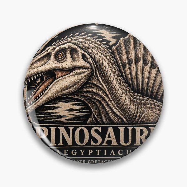 Item preview, Spinosaurus Aegyptiacus | Vintage Cretaceous Dinosaur Design designed and sold by VantedStore.