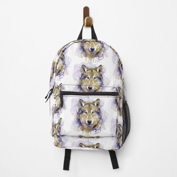 Item preview, Wolf Portrait, Lavender and Gold Tones designed and sold by caracatita75.