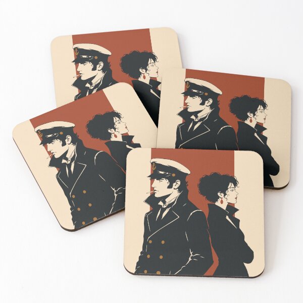 Item preview, Corto Maltese Inspired Art Print | Romantic Sailor Couple Decor | Vintage Comic Art designed and sold by Studio pod Burom.