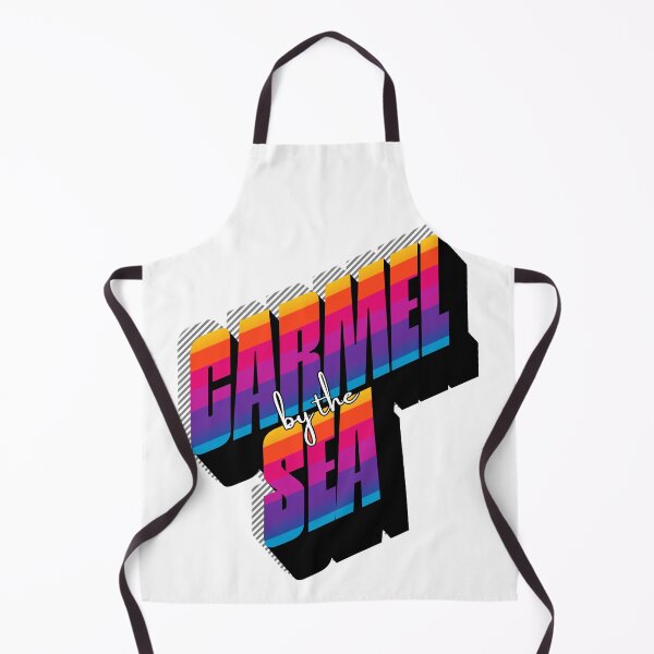 Item preview, Carmel by the Sea California Retro Sunset 80s Vintage Travel T-Shirt Design designed and sold by DonnaRaine.
