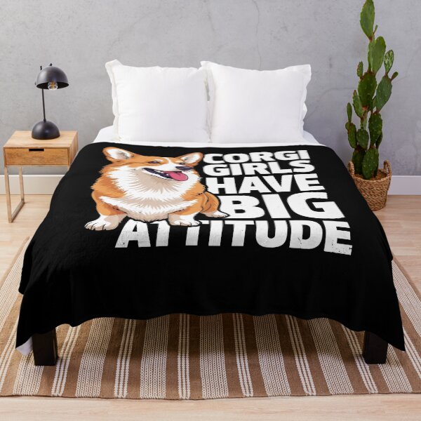 Item preview, Corgi Dog Corgi Girls Have Big Attitude designed and sold by ShirTomDesigns.