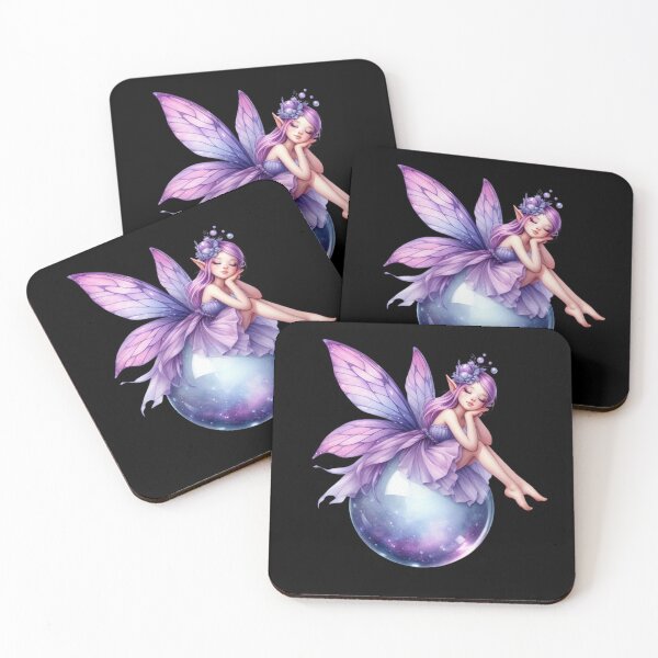Item preview, Purple Fairy Resting on Orb designed and sold by jierrfan.