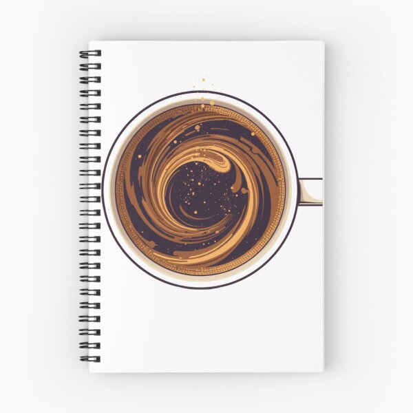 Item preview, Mesmerizing Cosmic Coffee Swirl - Magic in a Cup designed and sold by Mamamonir.