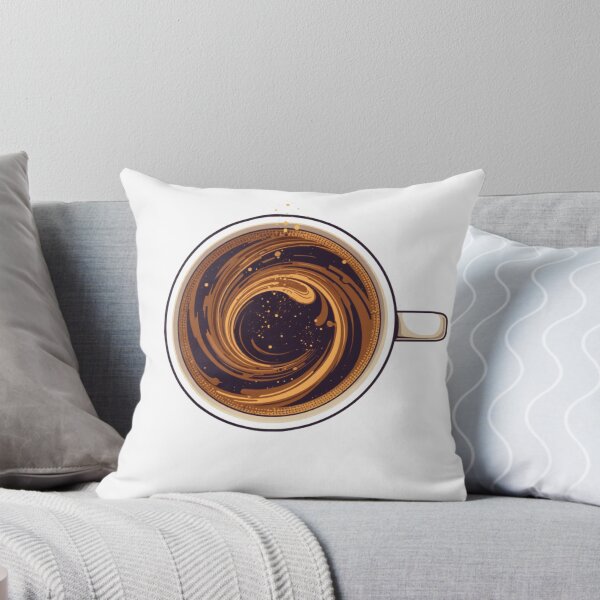 Item preview, Mesmerizing Cosmic Coffee Swirl - Magic in a Cup designed and sold by Mamamonir.