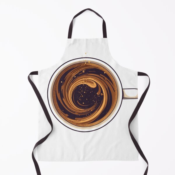 Item preview, Mesmerizing Cosmic Coffee Swirl - Magic in a Cup designed and sold by Mamamonir.