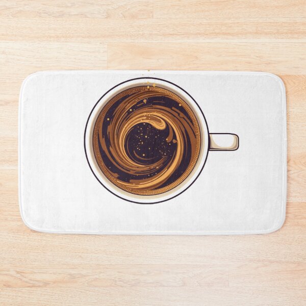 Item preview, Mesmerizing Cosmic Coffee Swirl - Magic in a Cup designed and sold by Mamamonir.