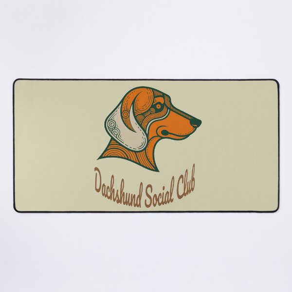 Item preview, Dachshund Social Club Vintage Badge designed and sold by Kinship-Pets.