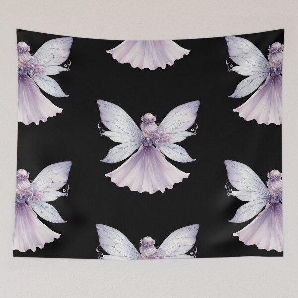 Item preview, Elegant Fairy with Lavender Wings designed and sold by jierrfan.