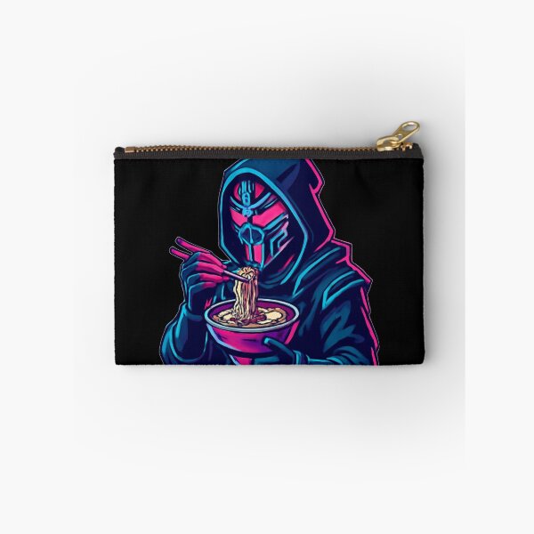 Item preview, Cyberpunk Samurai Eating Ramen Retro Anime designed and sold by KeySeen.