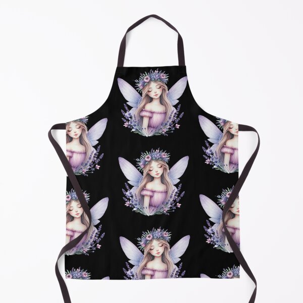 Item preview, Enchanting Fairy with Lavender Flowers designed and sold by jierrfan.