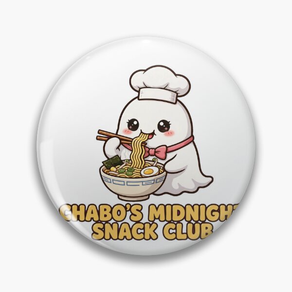 Item preview,  Chabo's Midnight Snack Club - Cute Ghost Chef Eating Ramen designed and sold by Csaba1983.