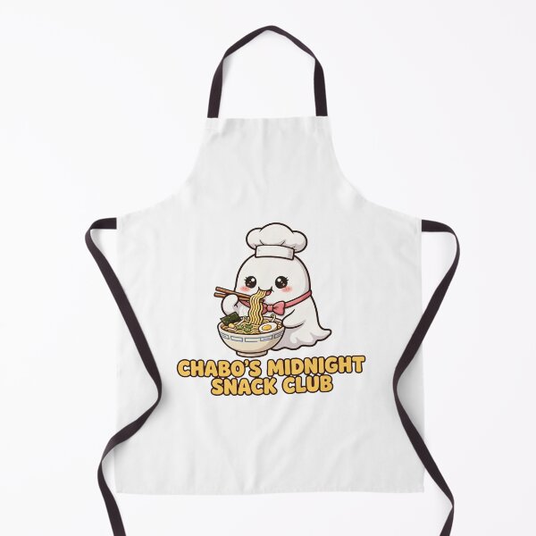 Item preview,  Chabo's Midnight Snack Club - Cute Ghost Chef Eating Ramen designed and sold by Csaba1983.