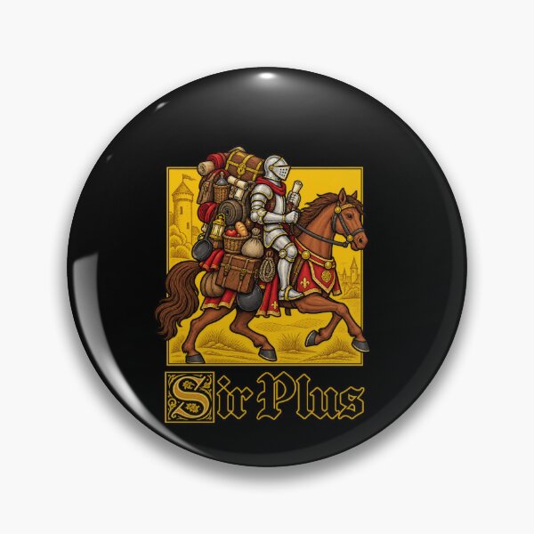 Item preview, Funny Surplus Knight With Overloaded Horse designed and sold by elderberry.