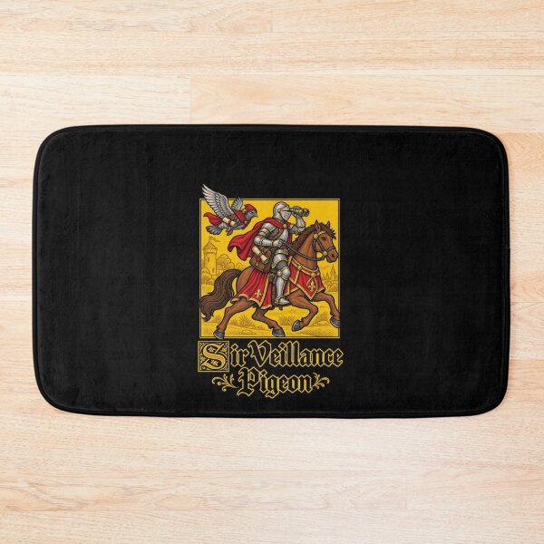 Item preview, Sir Veillance Pigeon Medieval Bird Humor designed and sold by elderberry.