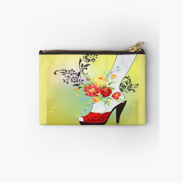 Item preview, Vibrant Floral High Heel Shoe with Spring Blooms  designed and sold by Johnnies.